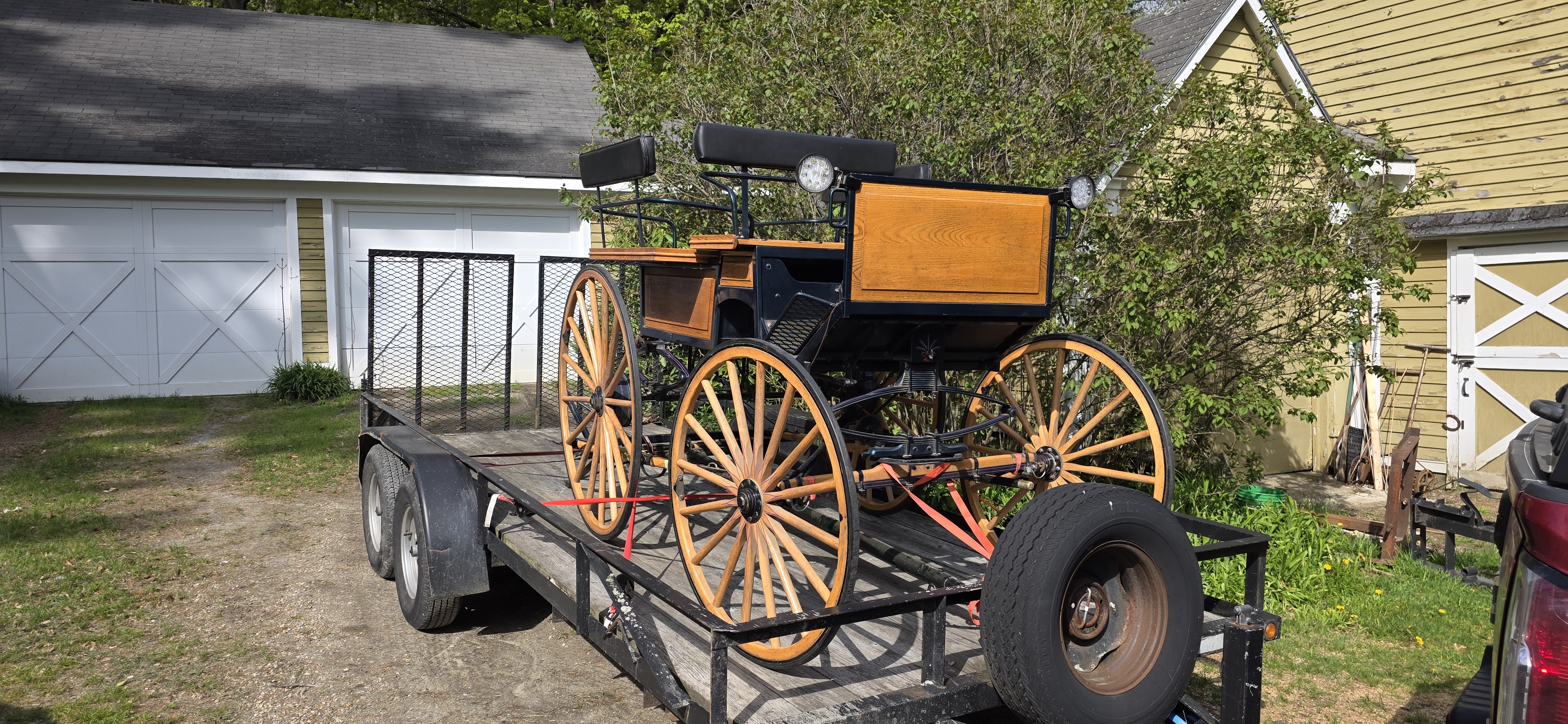 Carriage driving at Musicwoods Farm