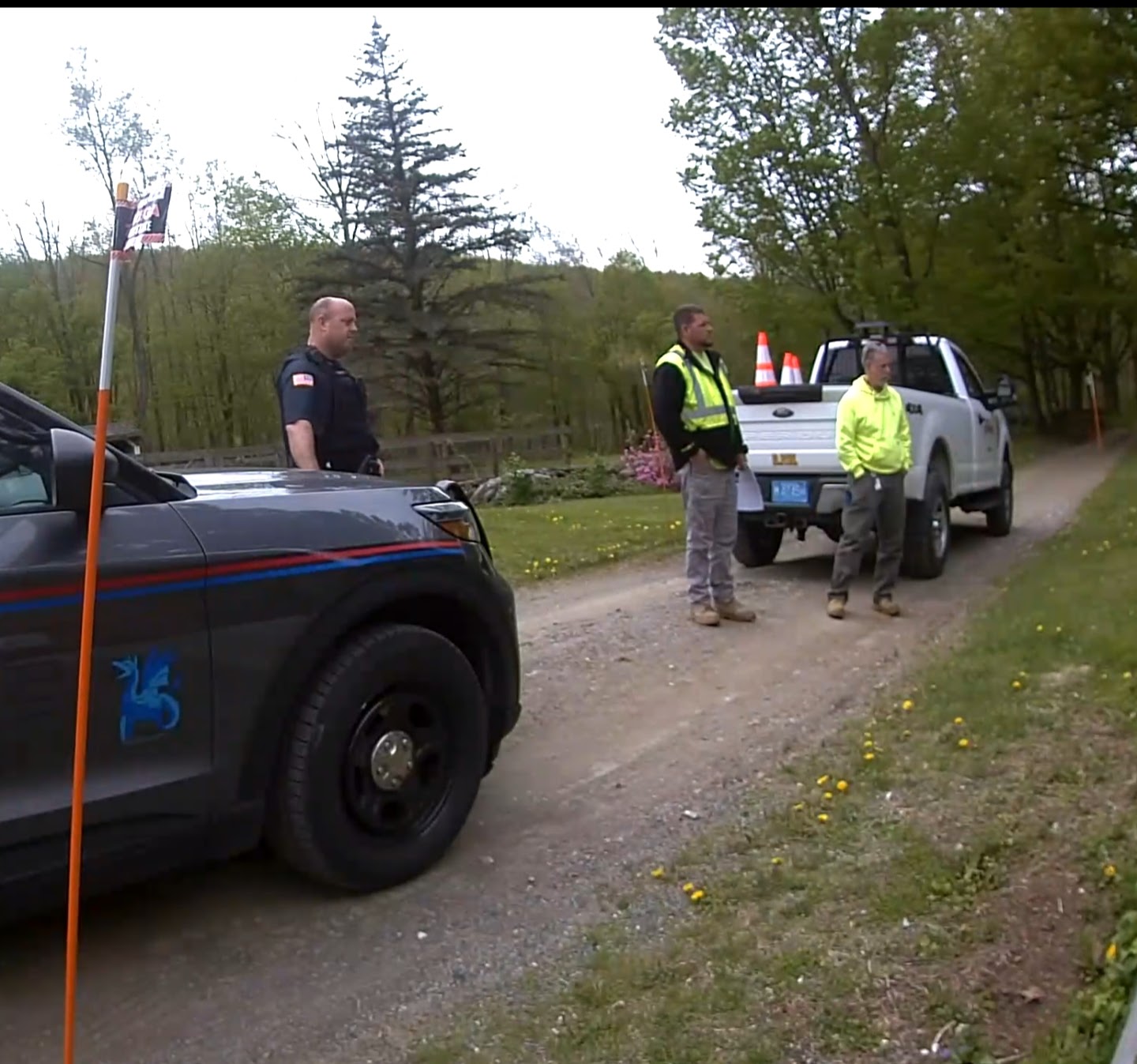 DPW Director arrived with a law enforcement officer — no prior notice given
